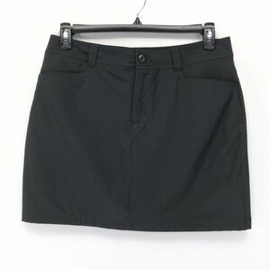 Eddie Bauer Adventurer 2.0 Skort Women's Size 10 Black Stretch Trail Outdoor